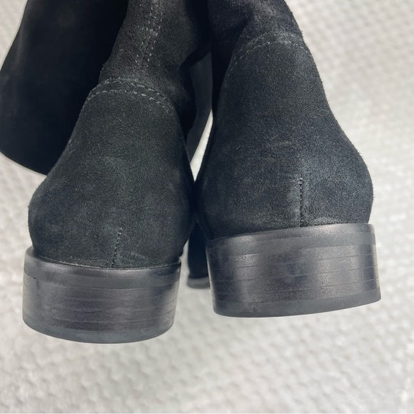 🔥Gianni Bini Women Love It Style Boots Black Leather Suede Pull On Size 8,5 - Picture 5 of 15